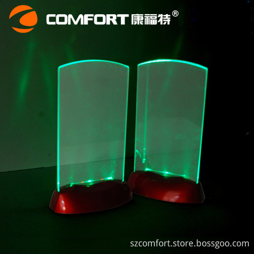 Customized Colorful Acrylic Illuminated LED Menu